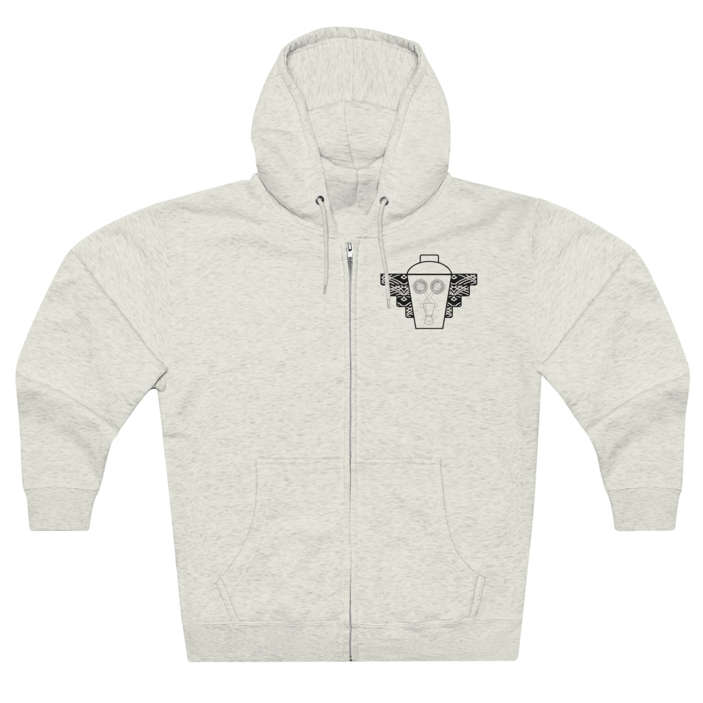 99&Main Cocktail Bar Emblem logo Unisex Zip Hoodie