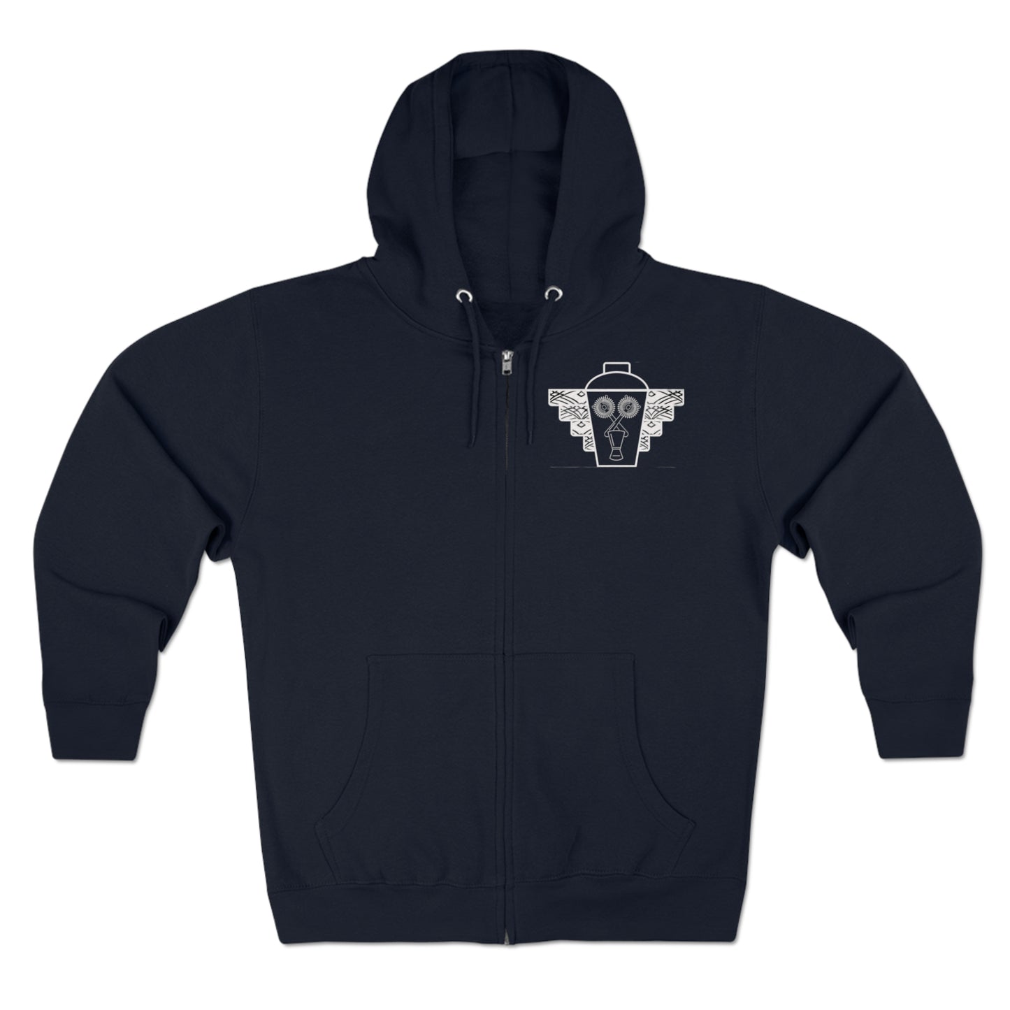99&Main Cocktail Bar Emblem logo Unisex Zip Hoodie