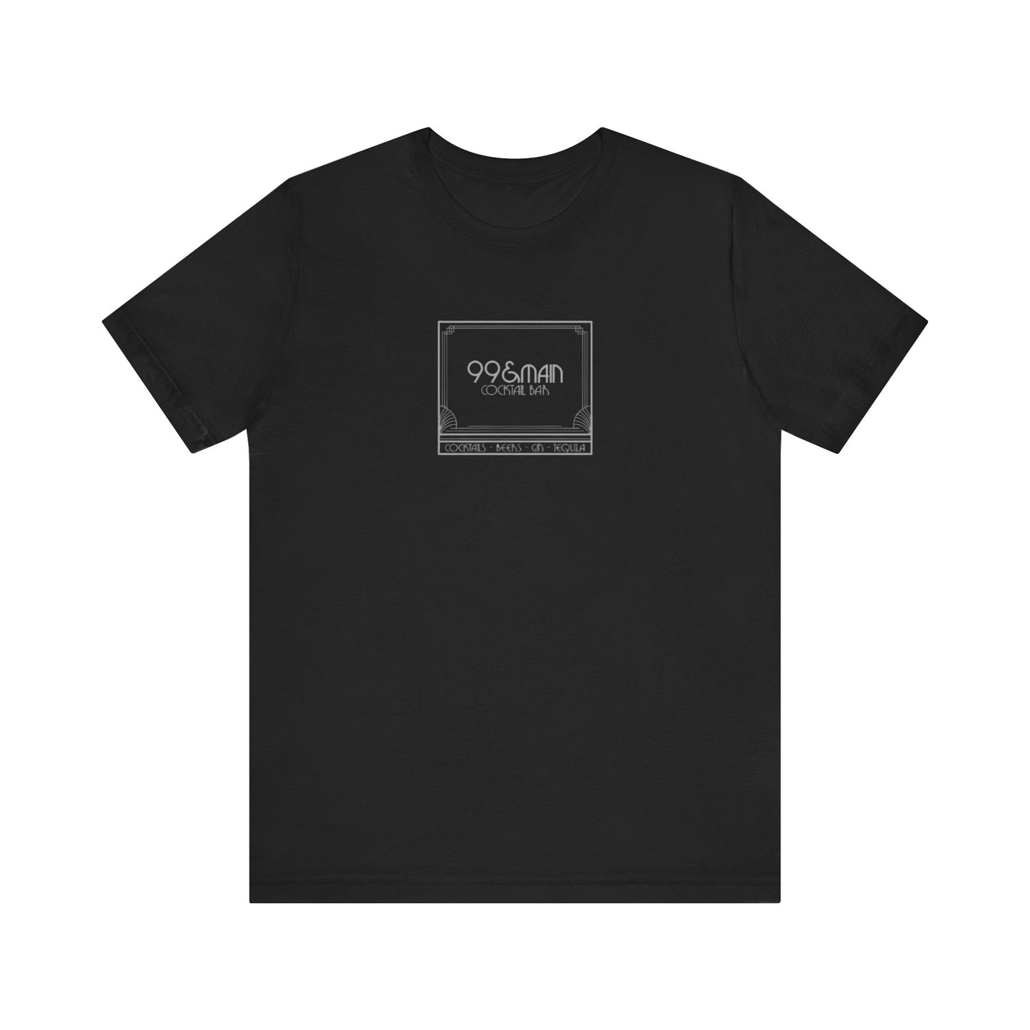 99&Main Cocktail Bar Shield Logo - Unisex Jersey Short Sleeve Tee
