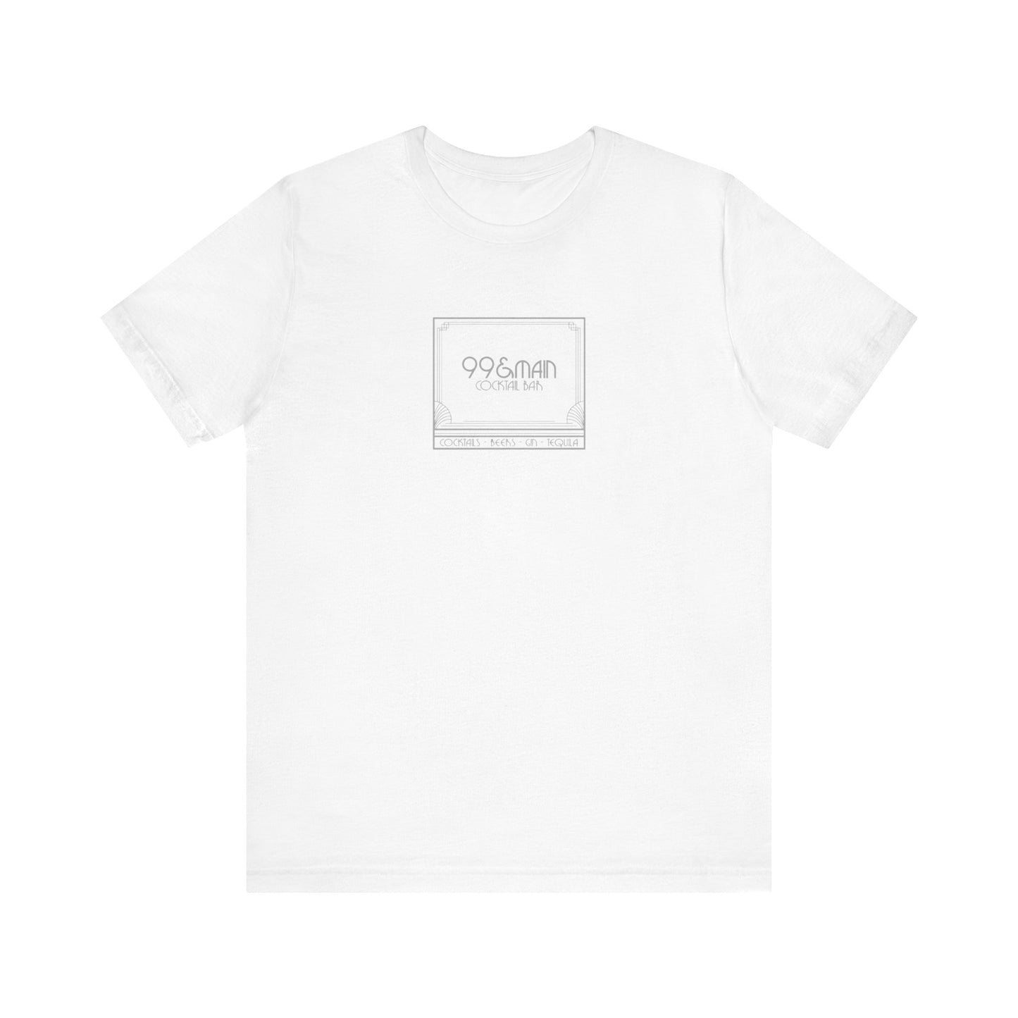 99&Main Cocktail Bar Shield Logo - Unisex Jersey Short Sleeve Tee