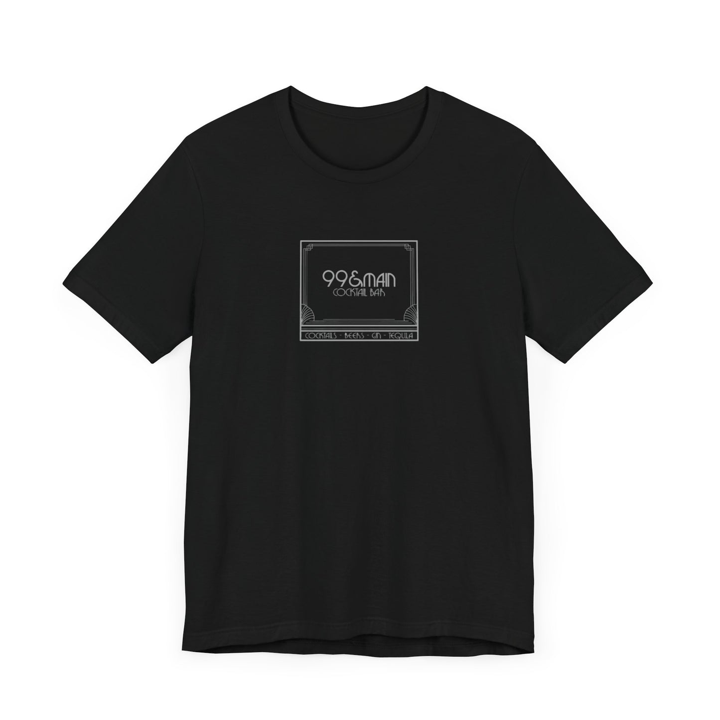 99&Main Cocktail Bar Shield Logo - Unisex Jersey Short Sleeve Tee
