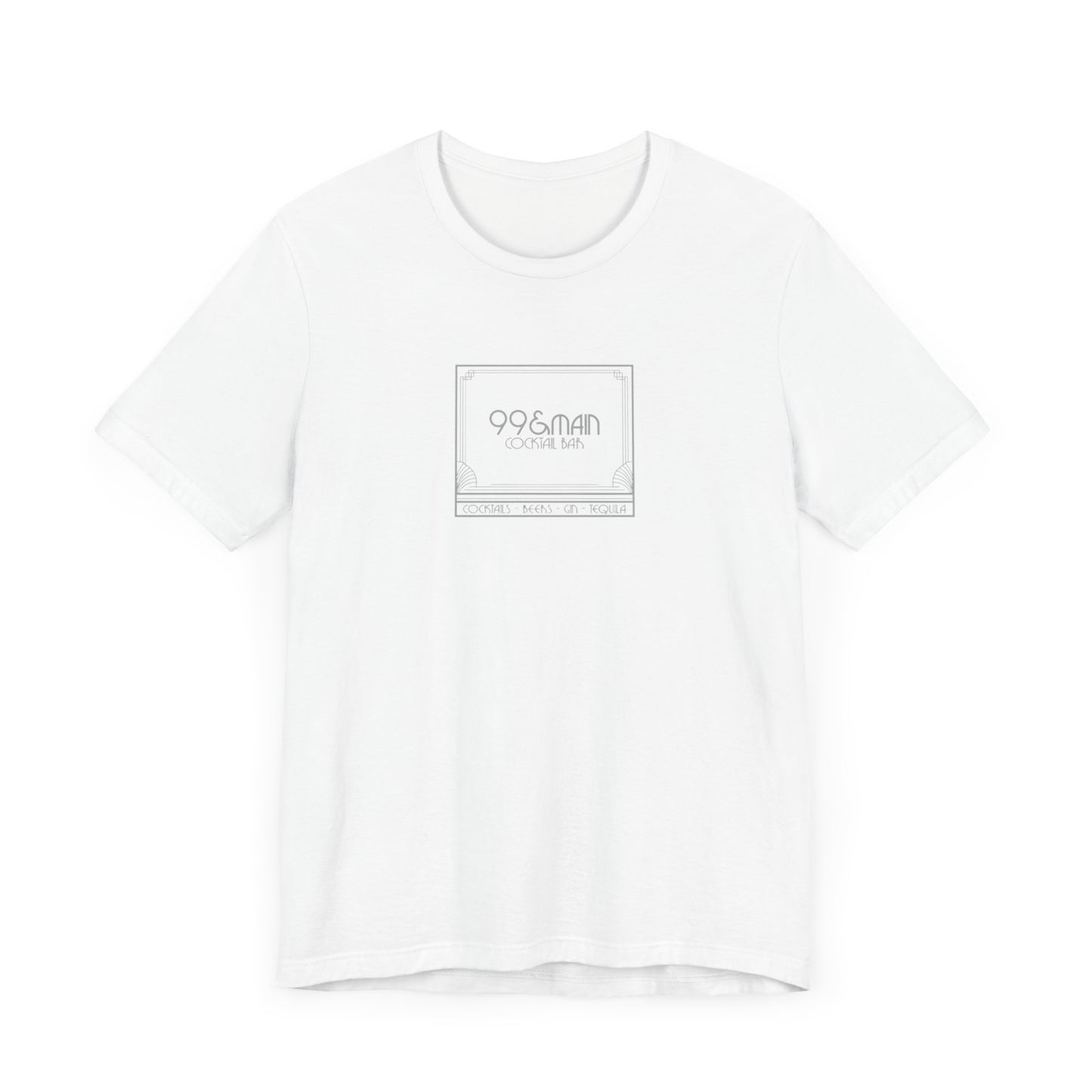 99&Main Cocktail Bar Shield Logo - Unisex Jersey Short Sleeve Tee