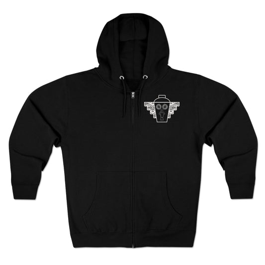99&Main Cocktail Bar Emblem logo Unisex Zip Hoodie