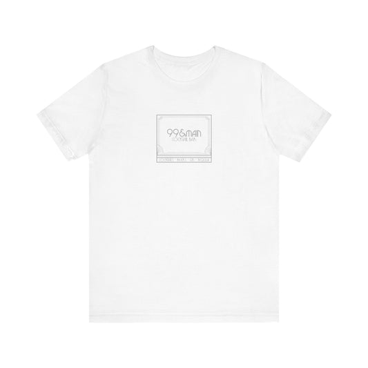 99&Main Cocktail Bar Shield Logo - Unisex Jersey Short Sleeve Tee